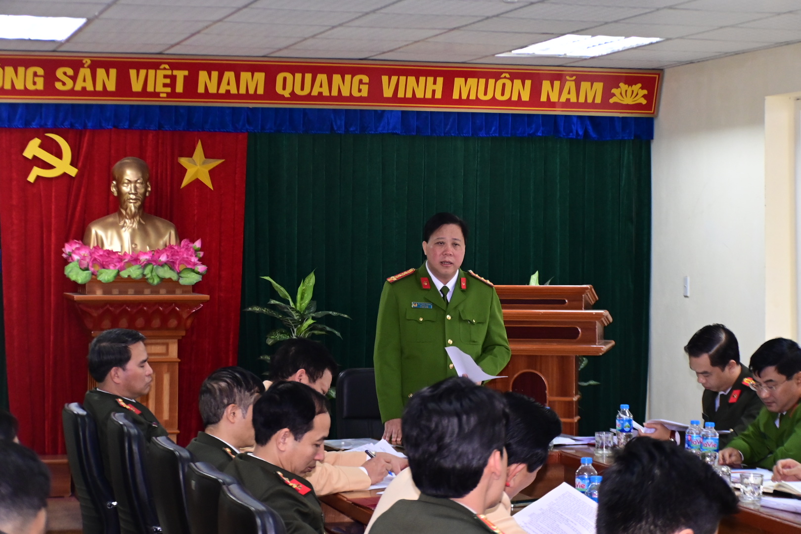 Công an huyện Thủy Nguyên: Tập trung tham mưu cho chính quyền địa phương về đảm bảo trật tự an toàn giao thông